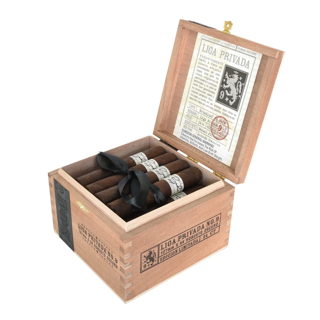 Liga Privada No. 9 Robusto 5 x 54 Box of 24