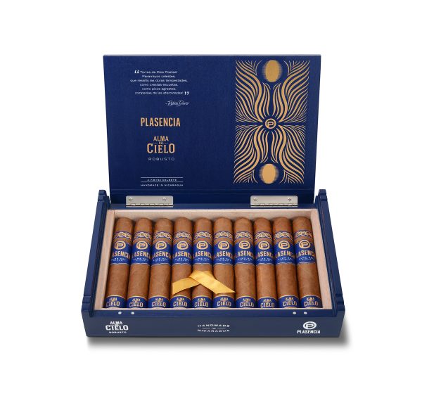 Plasencia Alma Del Cielo Celeste Robusto 4 7/8 x 58 Box of 10