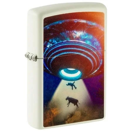Zippo UFO Design Glow-in-The-Dark Pocket Lighter